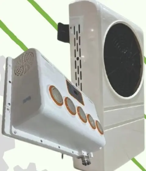 Aire acondicionado eléctrico tipo mochila 12V y 24V
